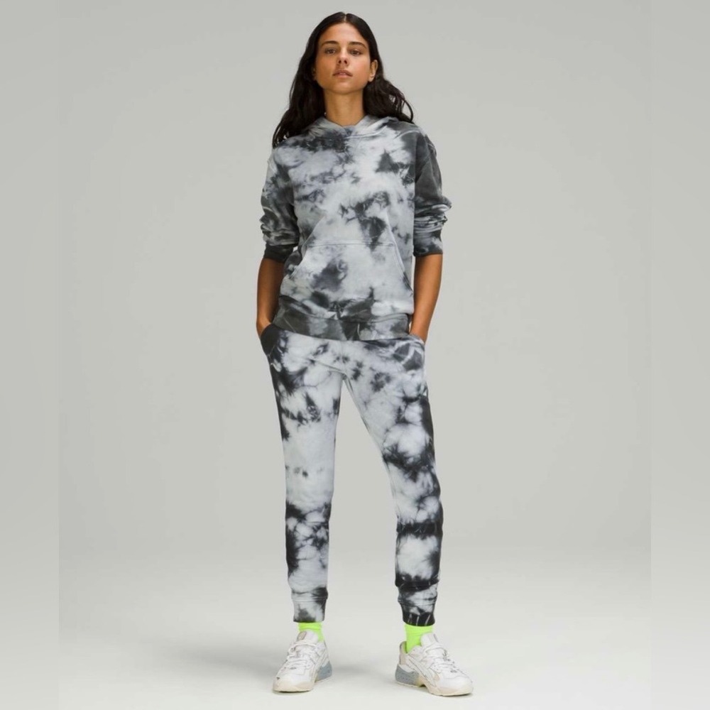 Lululemon‎ Warm Down Jogger Earth Dye Stone Size 4 Tie Dye Sweatpants Lounge